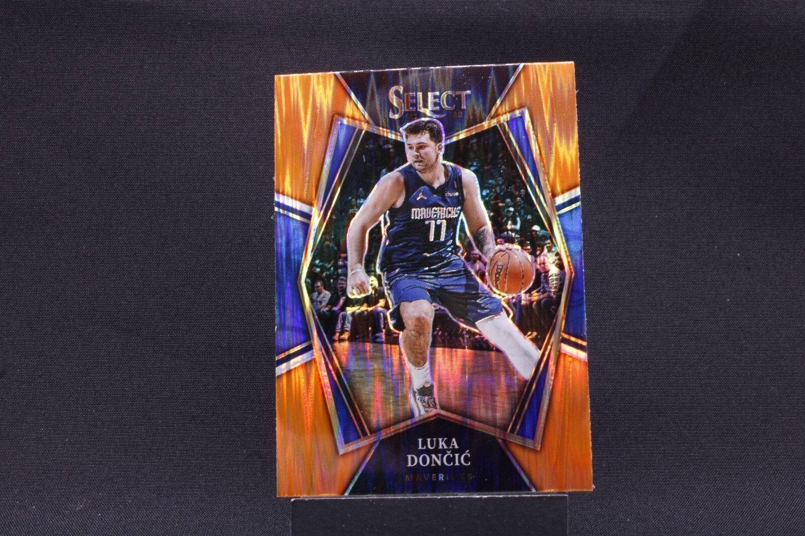 2021-22 NBA PANINI SELECT LUKA DONCIC PREMIER ORANGE FLASH