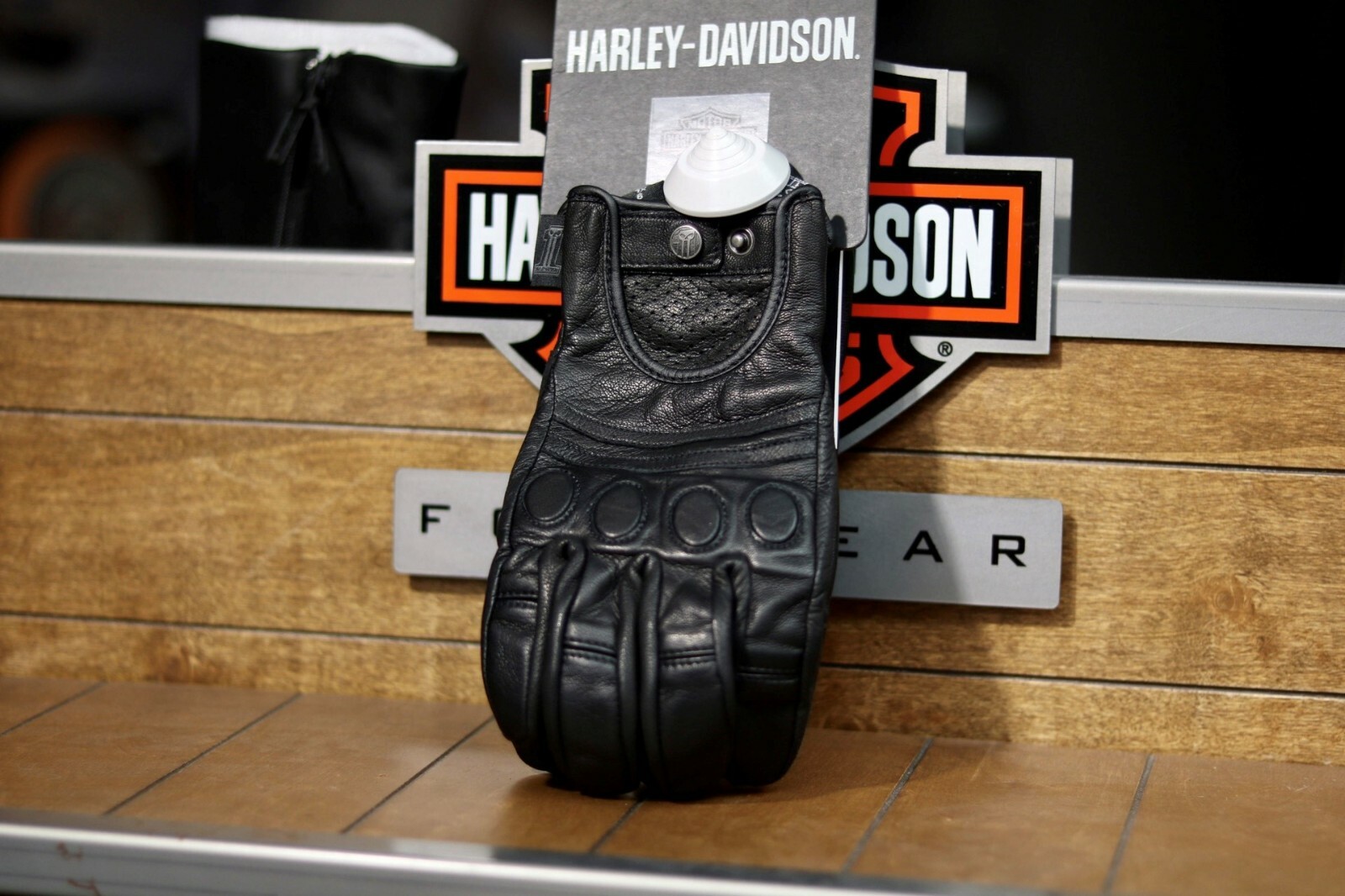 Harley-Davidson Ladies #1 Skull Leather riding Gloves 98375