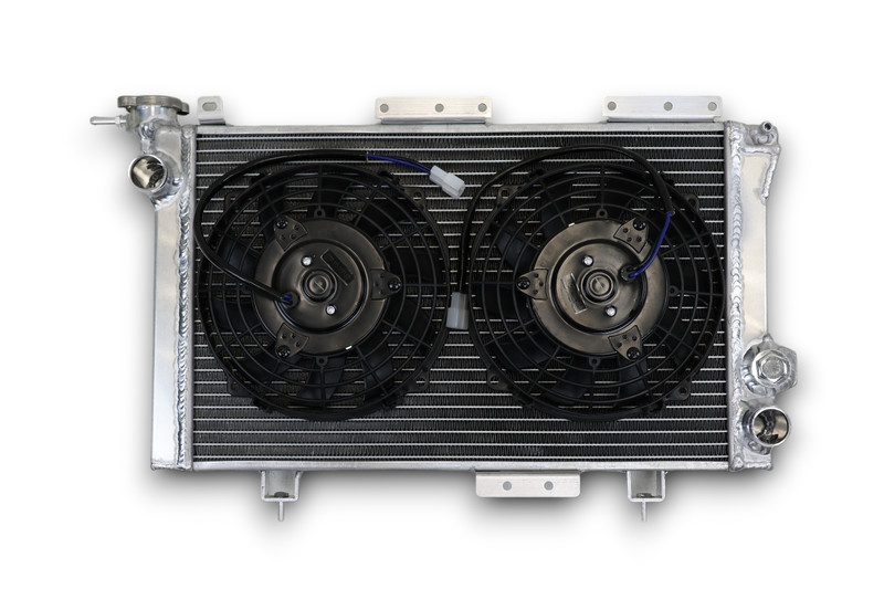 Radiateur Alu 4l Trophy Gros Volume 50mm Ventilateur Aluminium Radiator Renault