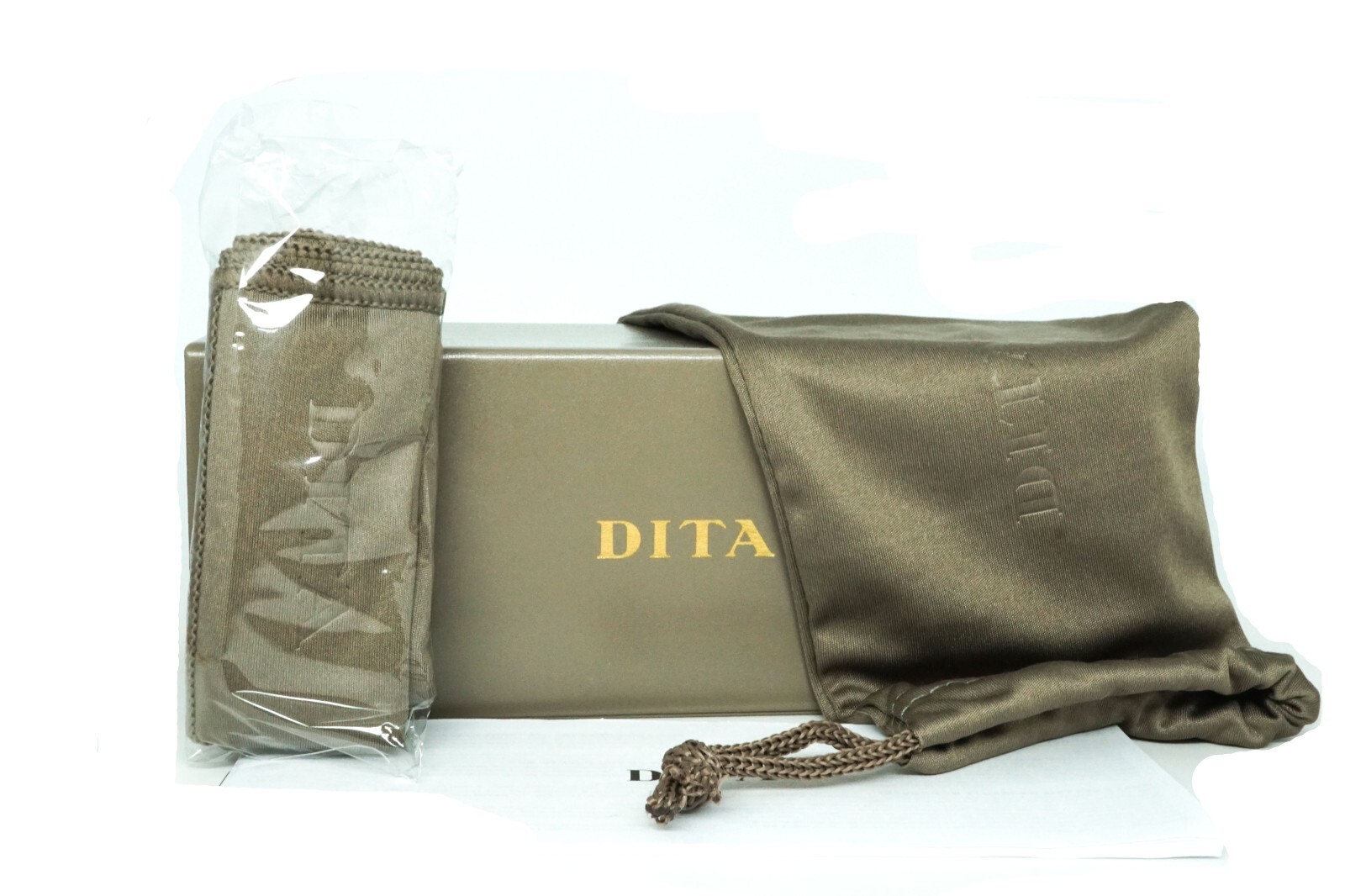 Pre-owned Dita Mach-one Drx-2030-f Blk Antique 12k Gold-g-15 To Clear Gradient Sunglasses In Black