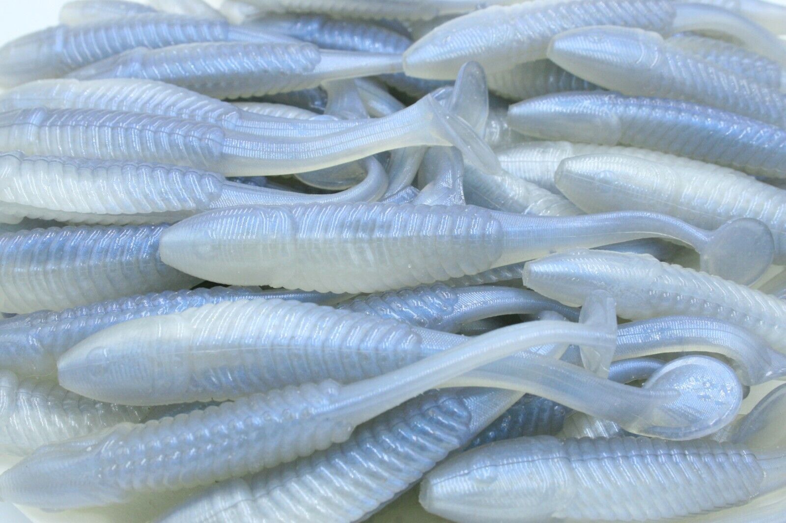 3.5" Alewife Paddle Tail Swimbaits Soft Plastic Bass Walleye Fishing Lure