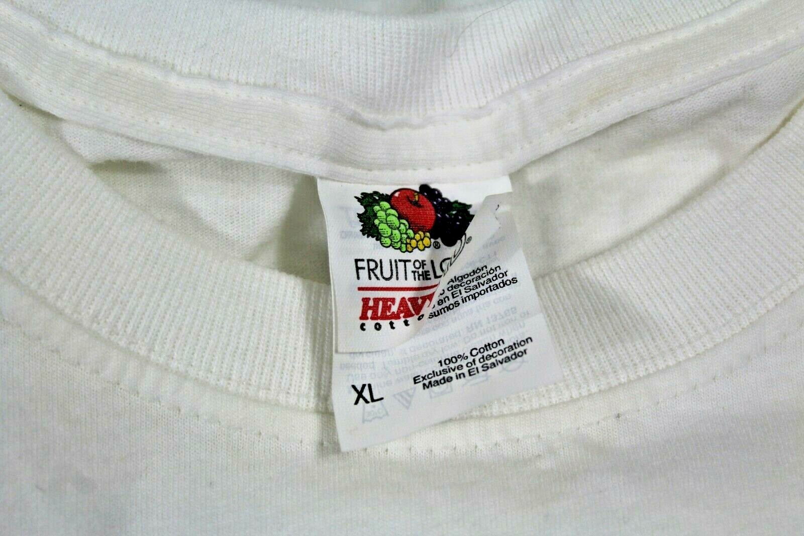 Bud Light Men's XL T-shirt White Blue Mixx Tail