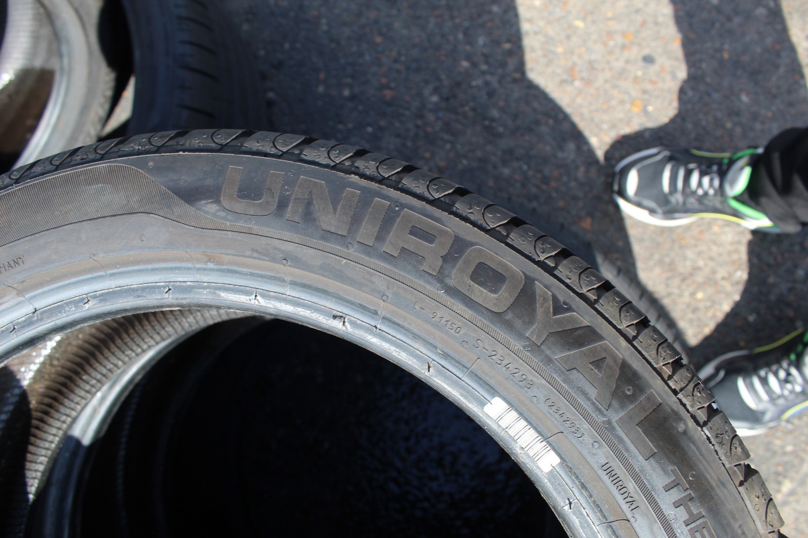 225 45 17 Uniroyal, Rain Sport 3, 91Y, x2 A Pair 7.0mm (F1_tyres) L3792