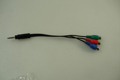 AUX To Component Green Blue Red YPbPr Adapter Cable (Black) for Haier 50UG2500MB