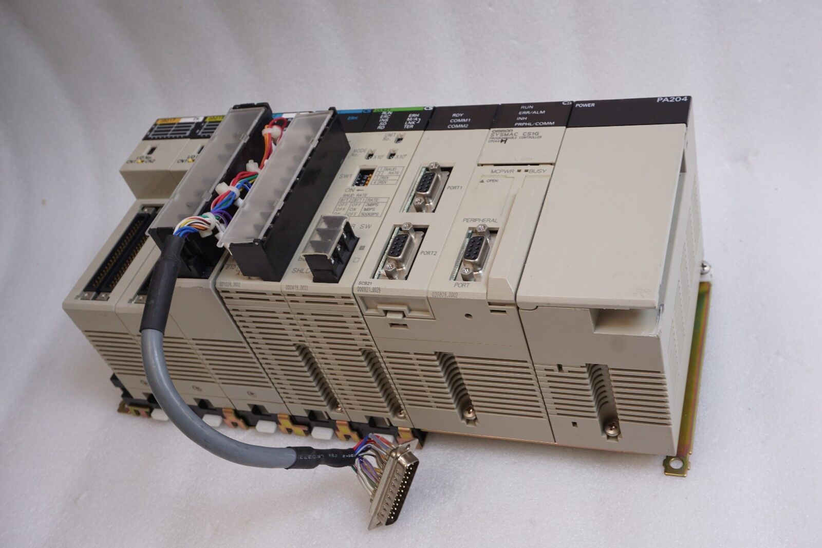 OMRON PLC SET CS1G-CPU44H,PA204,CLK21,AD081-V1,TS102,OD219 OMRON PLC SET CS1G-CPU44H,PA204,CLK21,AD081-V1,TS102,OD219