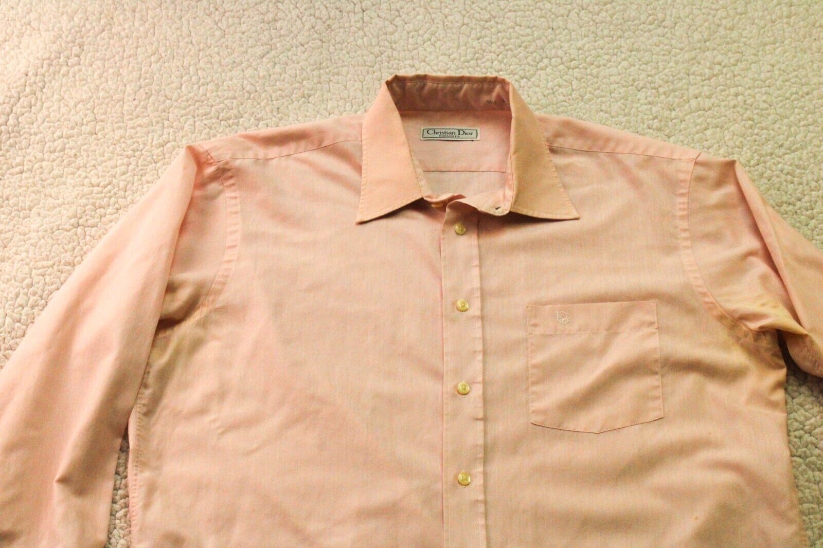 Christian Dior Chemises Vintage Button Down Shirt Men's 16.5 Christian Dior Chemises Vintage Button Down Shirt Men's 16.5