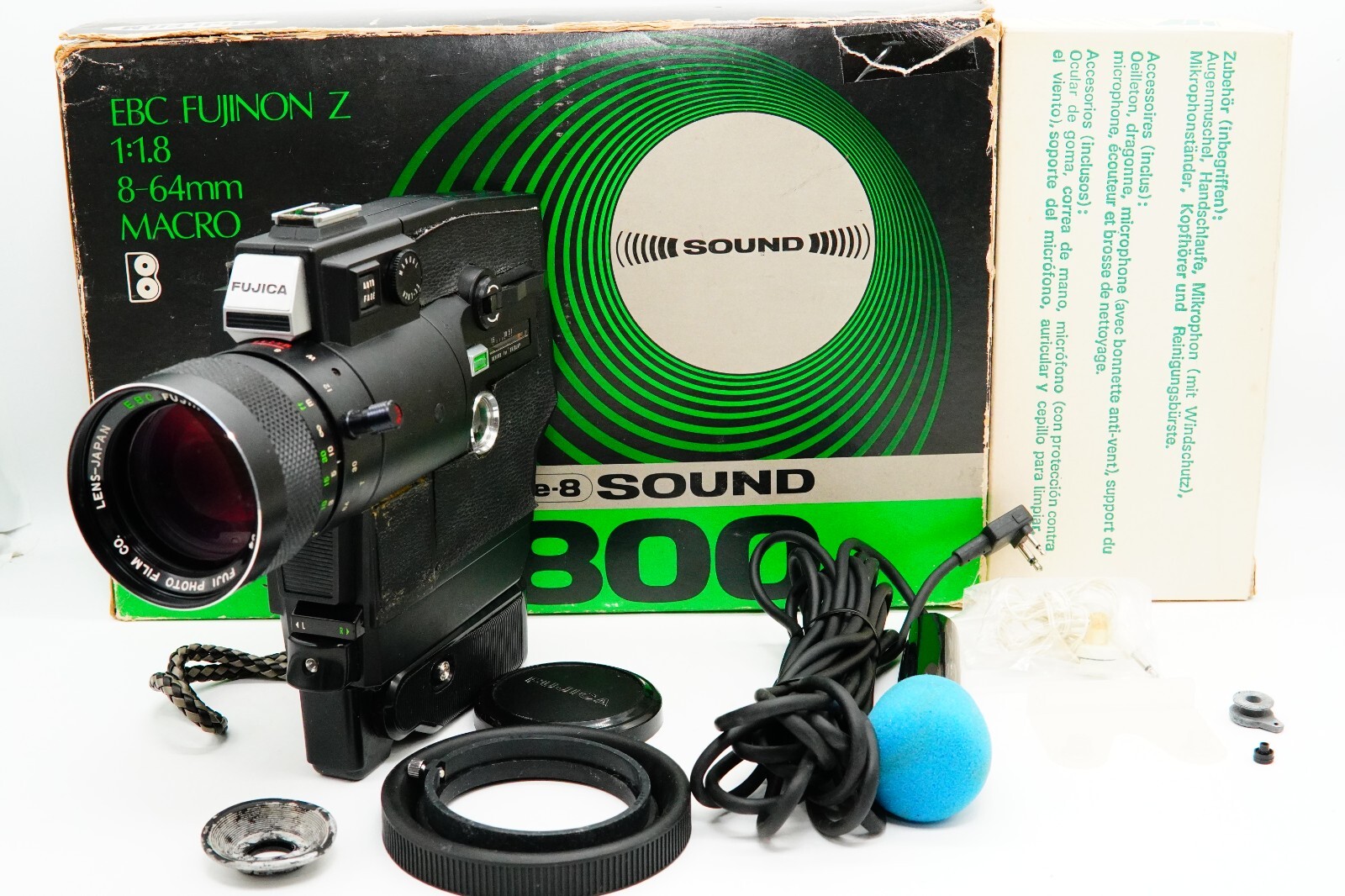 セット フジカ ZC1000 FUJICA シングル 8 フィルムカメラ ベ