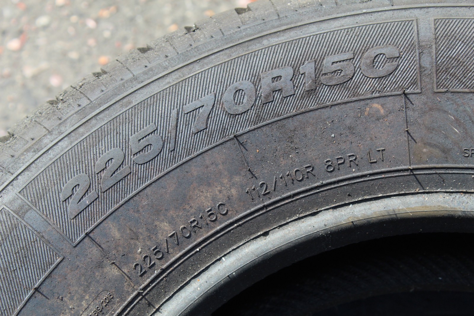 New 225 70 15C Lanvigator, Mile Max, 112/110R, x1 Single Tyre (F1_tyres) YD122