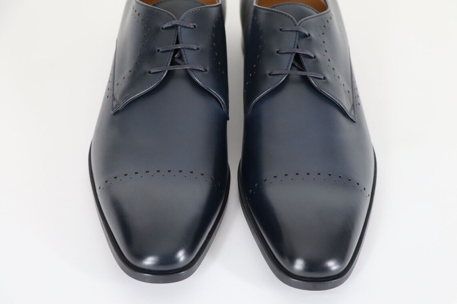 Pre-owned Hugo Boss Derbys, Mod. Kensington_derb_w21c, Size 45 / Us 12 / Uk 11, Dark Blue
