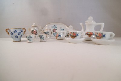 Vintage Mixed Miniature Tea Set Lot Teapot Occupied Japan