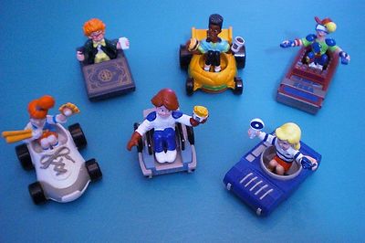Burger King 1990 - Kids Club Characters in Transporters