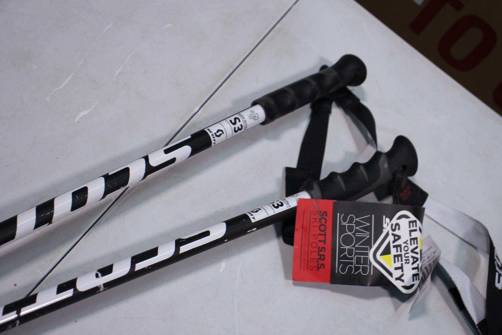 Scott S.R.S. Ski Poles Black S3 50