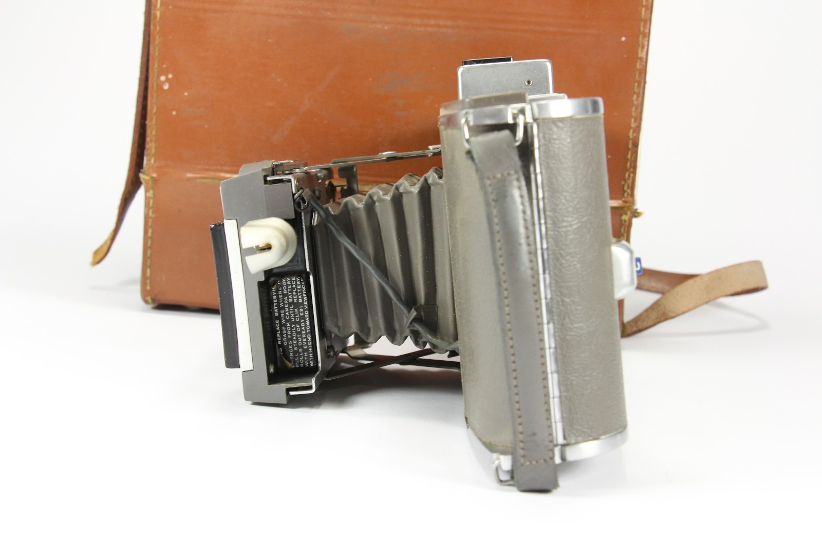 Vintage Polaroid Land Camera J66 case flash