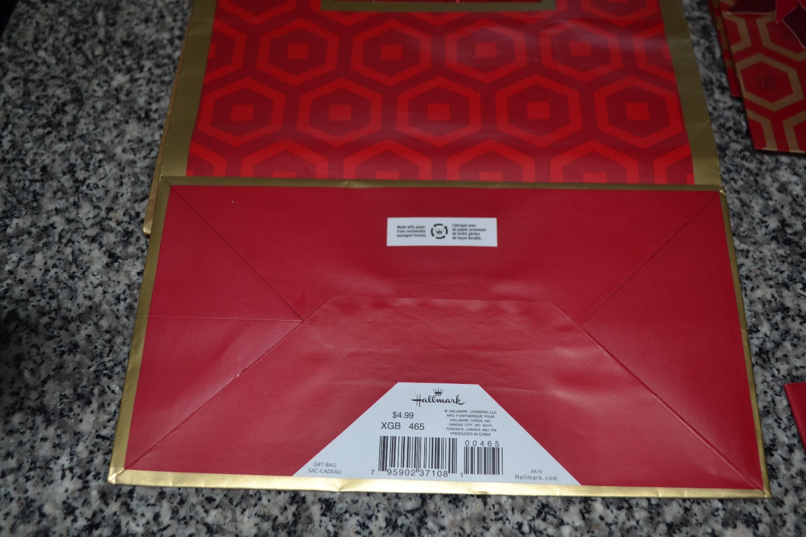 Lot of 18 - Hallmark Christmas Shopping Gift BAGS Poinsettia Holly red gold $75