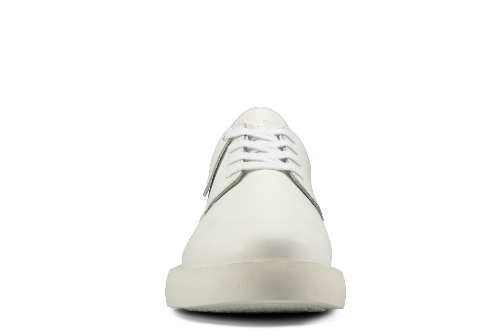 Pre-owned Clarks Men's Mileno London White Leather Casual Shoes 26160866