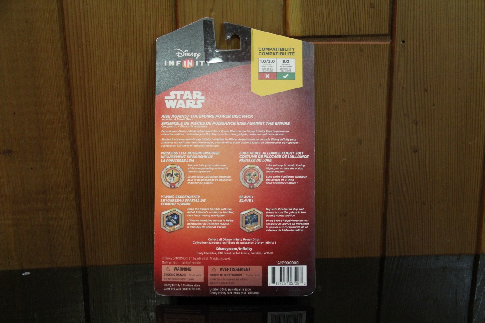 DISNEY INFINITY 3.0 EDITION STAR WARS RISE AGAINST THE EMPIRE POWER DISC PACK