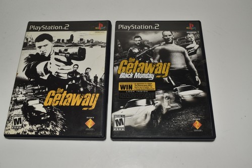 プレーステーション2セット GETAWAY & BLACK MONDAY COMPLETE IN BOX CIB (PlayStation 2