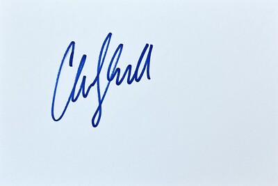 Chrishell Stause Signed In Person 4x6 Index Card In Top Loader