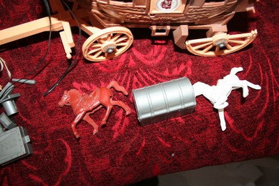 1955 IDEAL'S Roy Rogers' Fix-it Stagecoach Frontiers Inc. Ideal Toys USA #14549