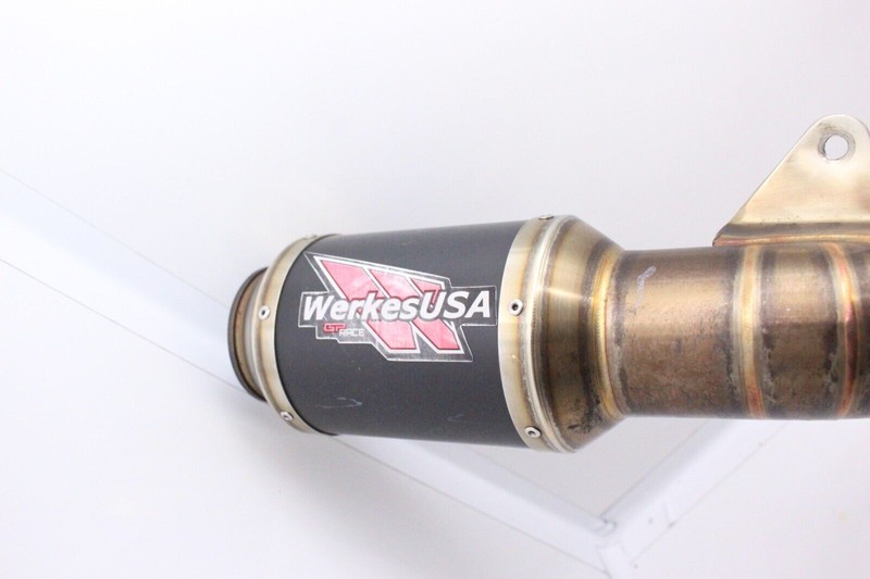 2020 YAMAHA MT-09 WERKESUSA EXHAUST PIPE MUFFLER SLIP ON CAN SILENCER