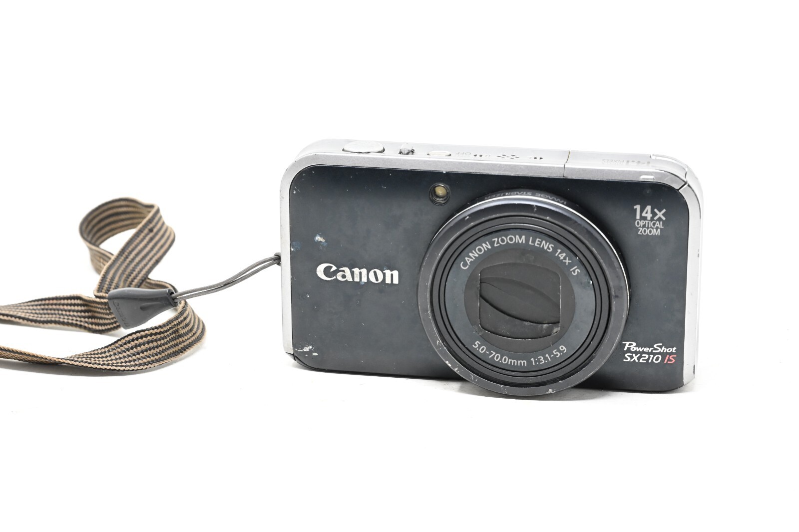 CANON PowerShot SX210 ISジャンク品142 Canon SX210 IS PowerShot Digital Camera 14xZoom FOR PARTS