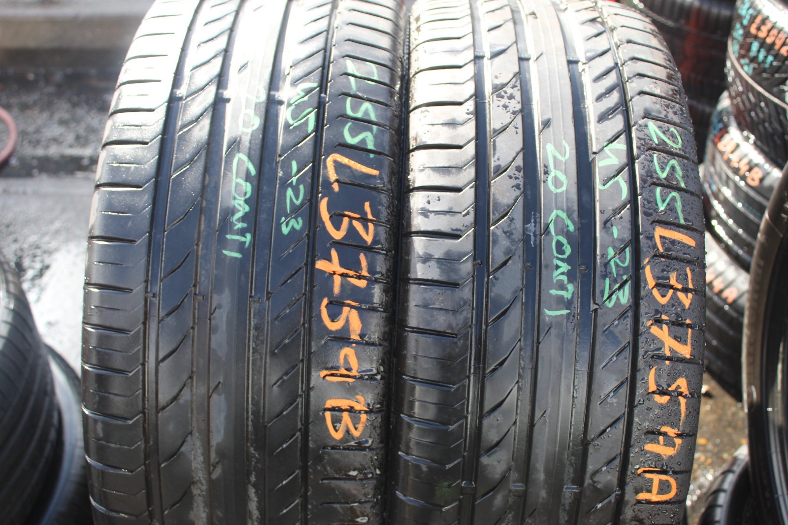 255 45 20 Continental, CSC 5, AO, 101W, x2 A Pair 6.3mm (F1_tyres) L3759