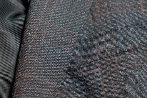 Pre-owned Hugo Boss "johnstons3/lenon1" Men's 100% Wool Plaid Two Button Suit In Multicolor