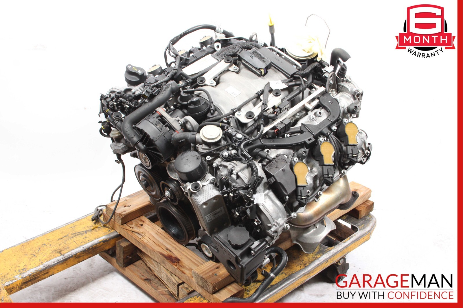 メル　3/4 08-11 Mercedes W204 C300 Engine Motor Block Assembly 3.0L V6