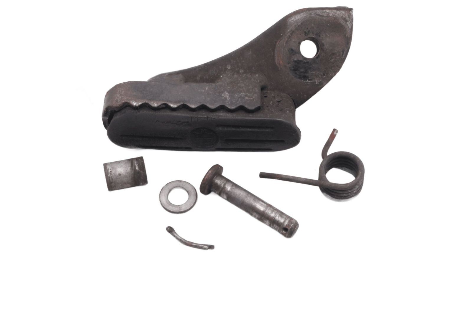 Repose-pied avant gauche du conducteur avec ressort et BMW F 650 GS Dakar R13 0176 00-03