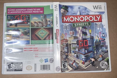 Monopoly Streets (Nintendo Wii, 2010) Complete In Box
