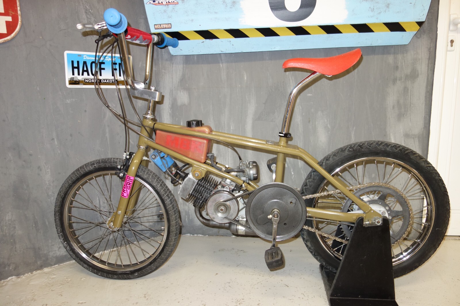 MBK Motobecane Crazy bike BMX engined bicycle vintage rare MBK Motobecane Crazy bike BMX engined bicycle vintage rare
