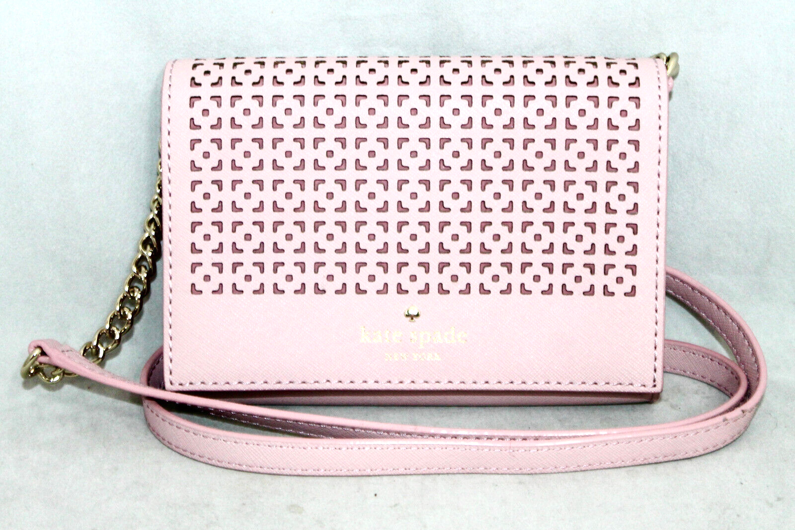 kate spade/ かごバッグ New KATE SPADE Cedar Street Cami Perforated Lthr Crossbody