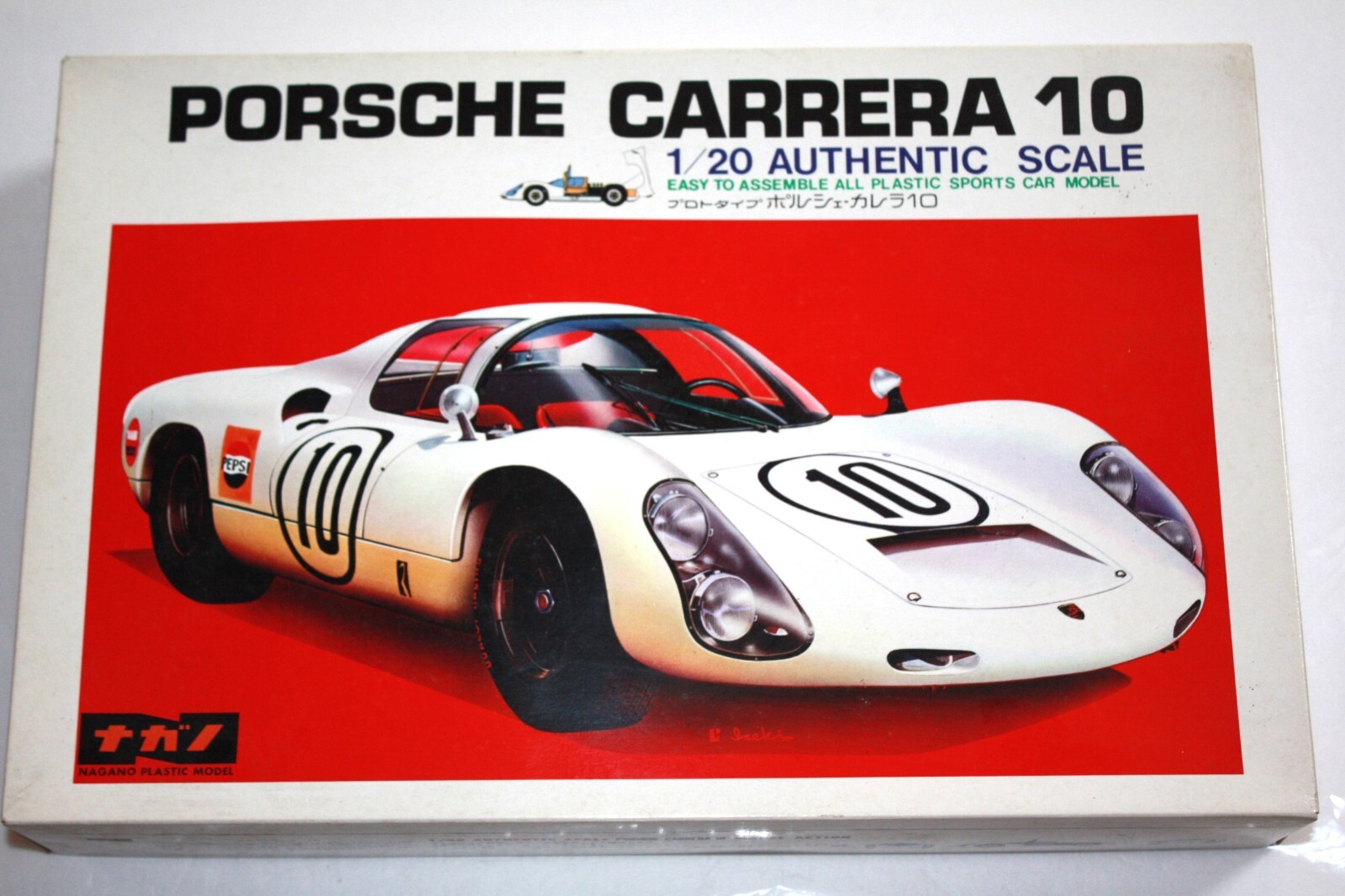 NAGANO 1/20 Scale PORSCHE CARRERA 10 MODEL KIT | eBay