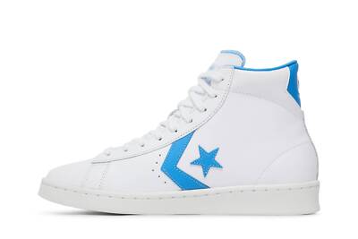 Pre-owned Converse Pro Leather Hi 'white Blue' 166813c In White/blue