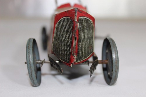 Antique 1930s PAYA SPAIN WIND UP TIN TOY RACER CAR No Arnold Bing Tippco #2
