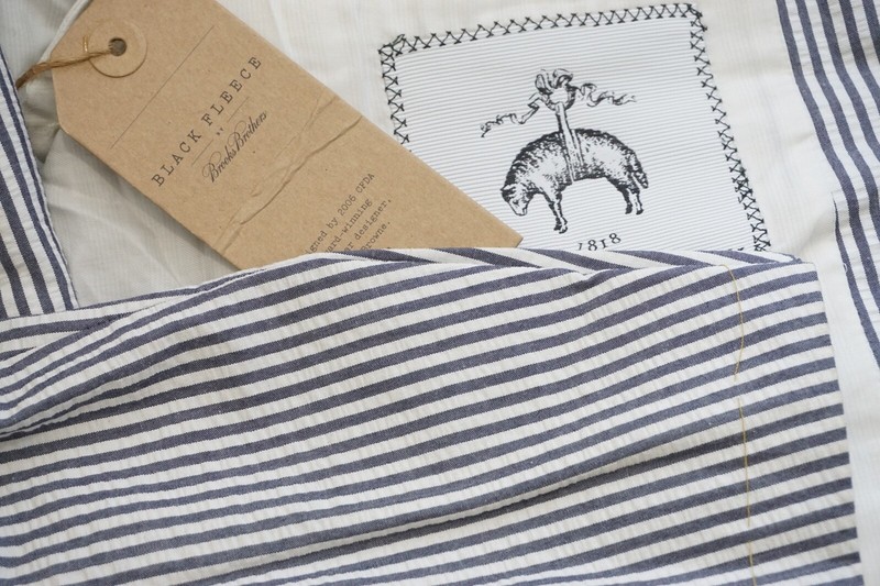 Brooks Brothers Black Fleece x Thom Browne White Blue