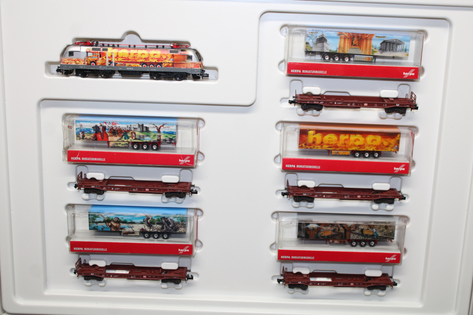 鉄道模型 Minitrix 13854 Container wagon-Set Freight Car Sets