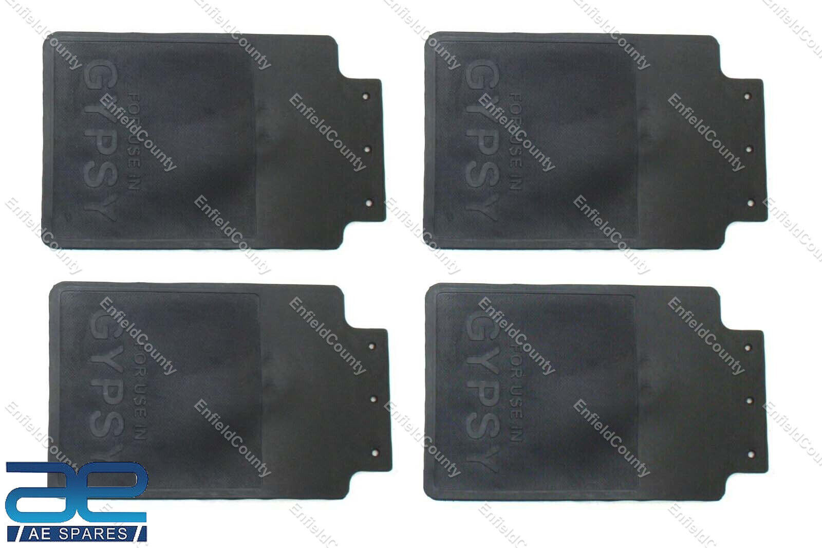 Front & Rear Wheel Flaps Mud Flap Set Suzuki Samurai Sierra SJ410 SJ413  