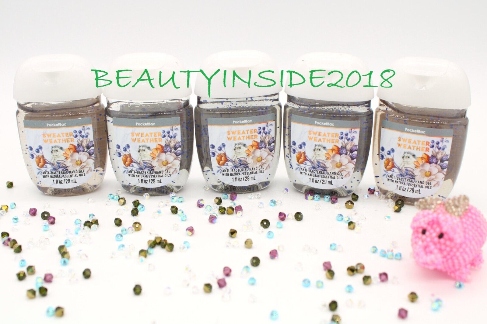 (5) Bath and Body Works SWEATER WEATHER PocketBac Anti-Bacte