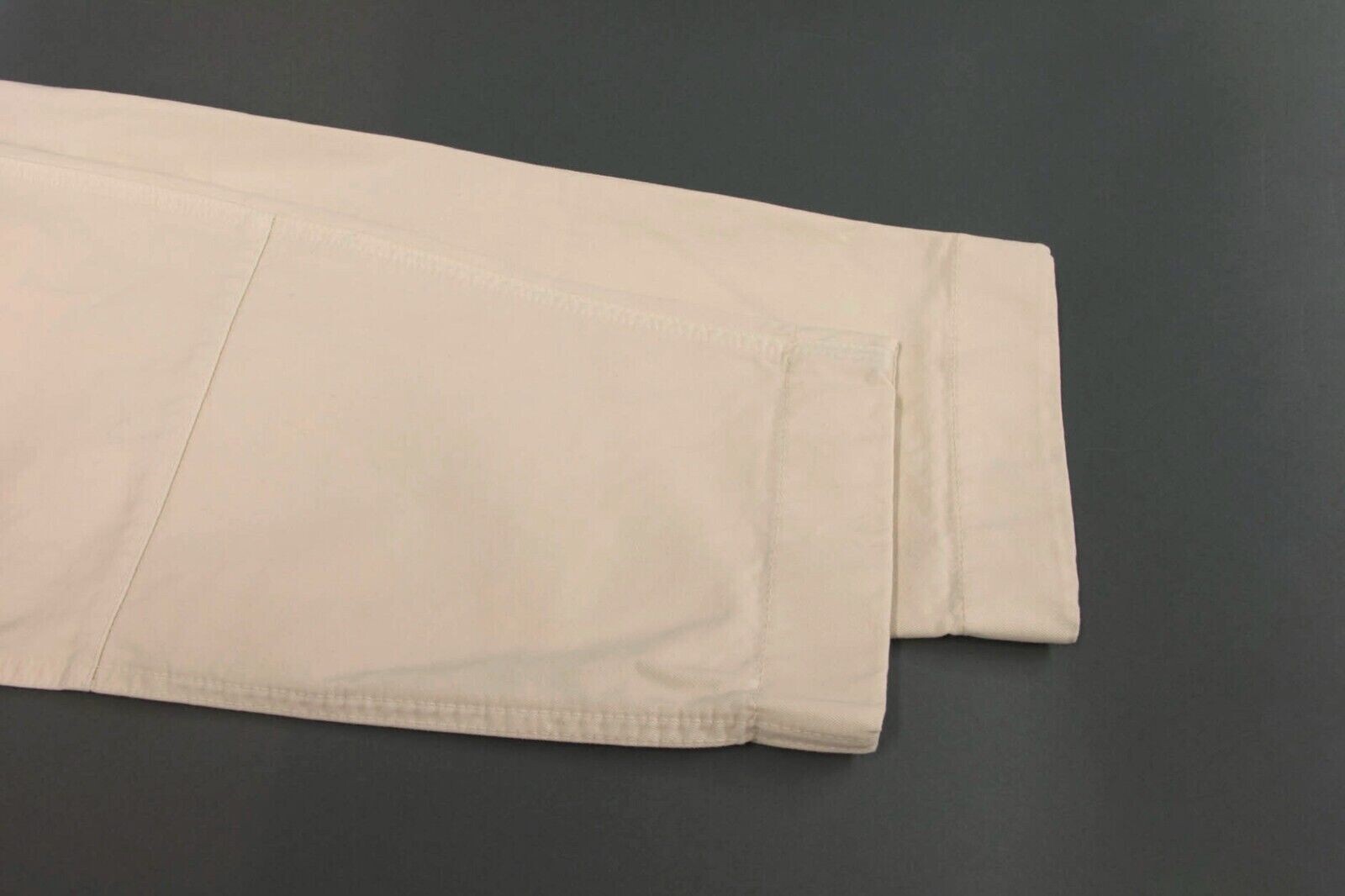 Pre-owned Brunello Cucinelli $1195  Men's "relaxed Fit" Cargo Pants A242 In White