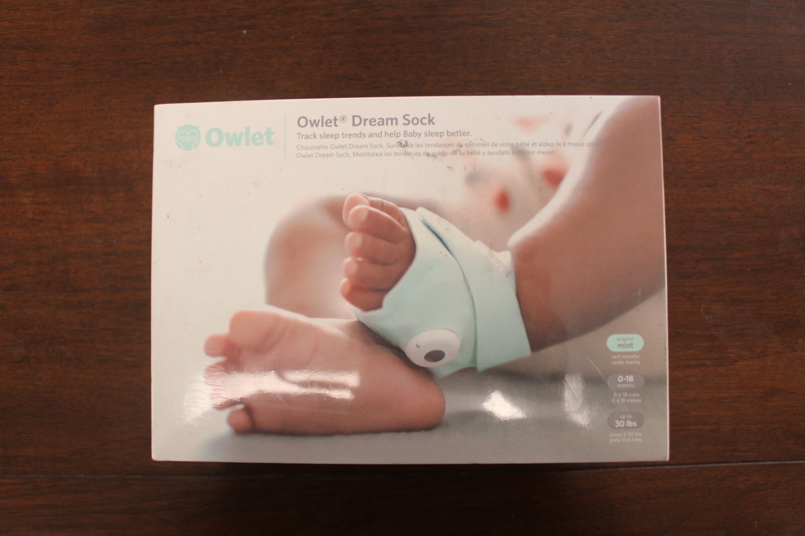 Owlet Dream Sock Baby Monitor MINT BM06NMMCJ - FACTORY SEALED