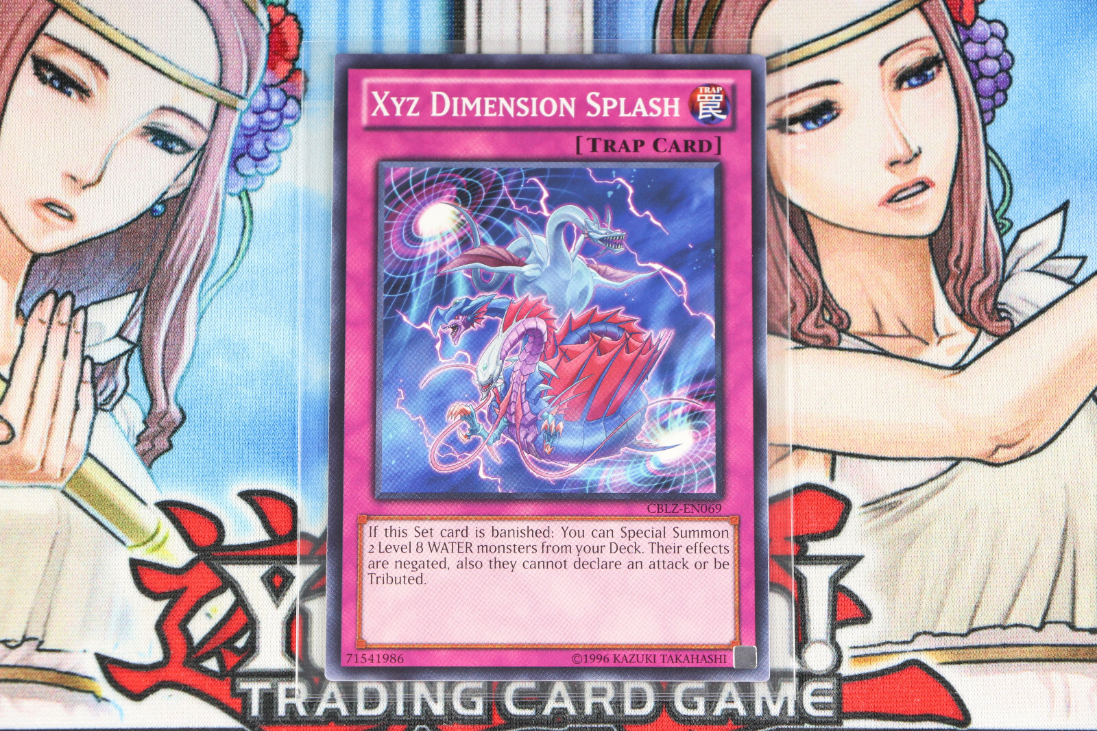 YuGiOh Trap Card Xyz Dimension Splash CBLZ-EN069 Unlimited Edition Common