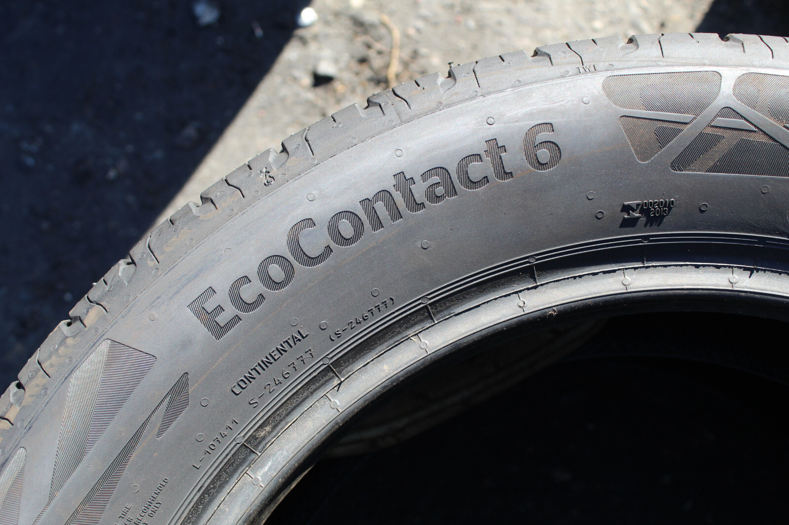New 205 55 16 Continental, Eco Contact 6, 91V, x1 Single Tyre (F1_tyres) L3376