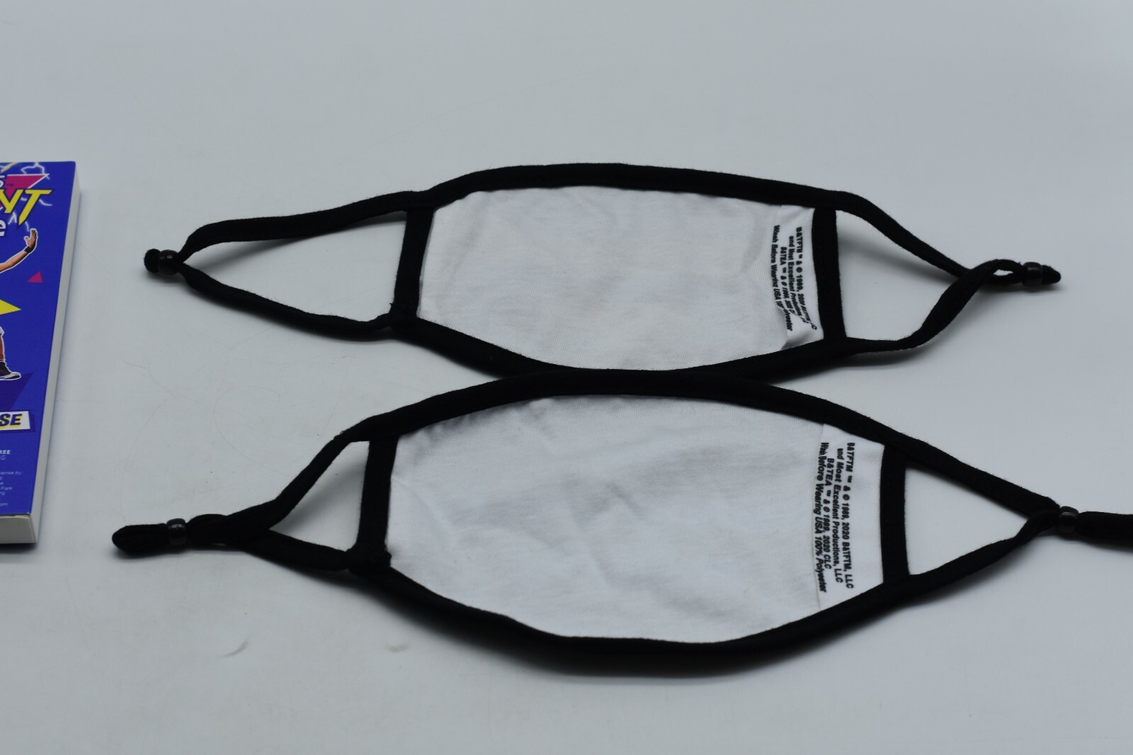 BILL & TED'S EXCELLENT ADVENTURE VINTAGE GRAPHICS & 2 face Coverings -3 ITEM LOT