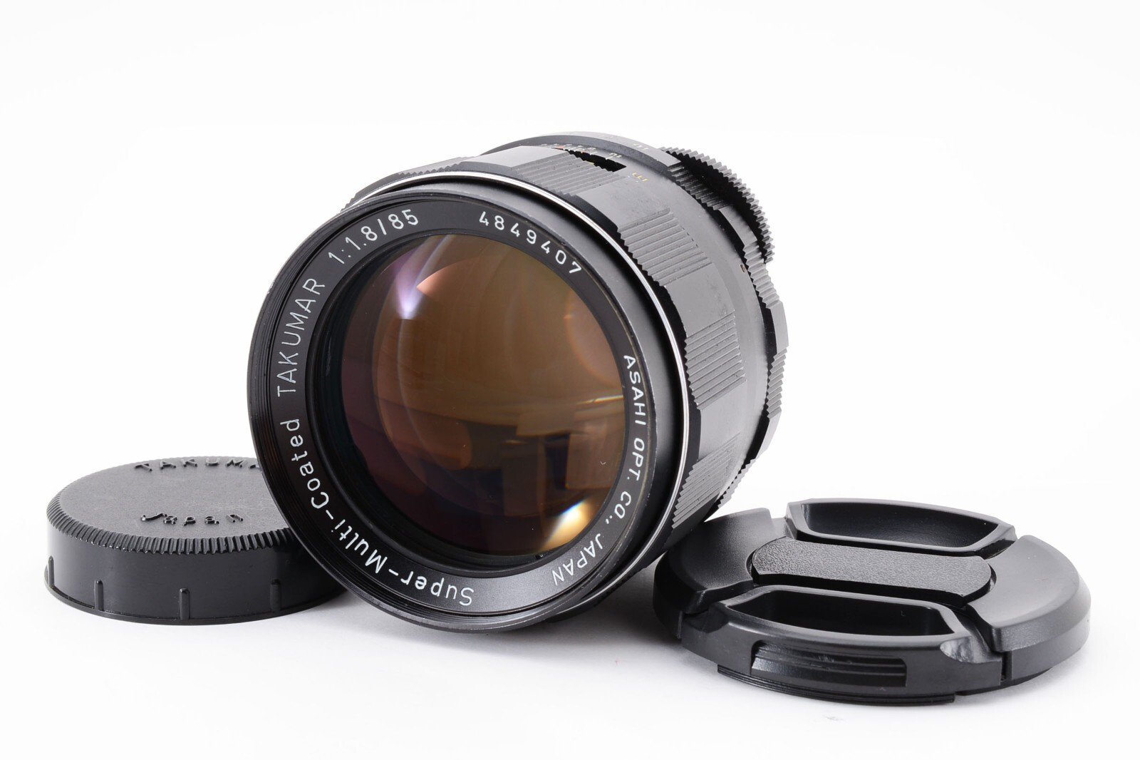 Asahi Pentax Super Multi Coated Takumar 85mm F1.8 Lens From Asahi Pentax Super Multi Coated Takumar 85mm F1.8 Lens From