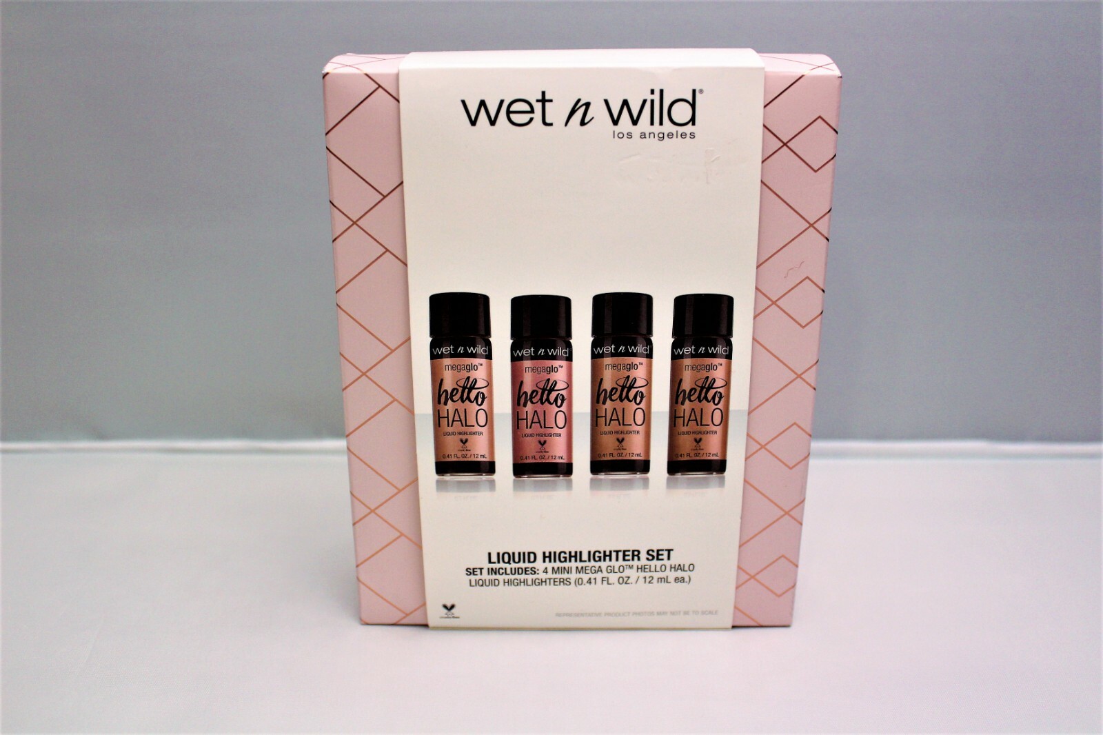 NEW Wet N Wild 4 Mini Liquid Highlighter Set Makeup Beauty