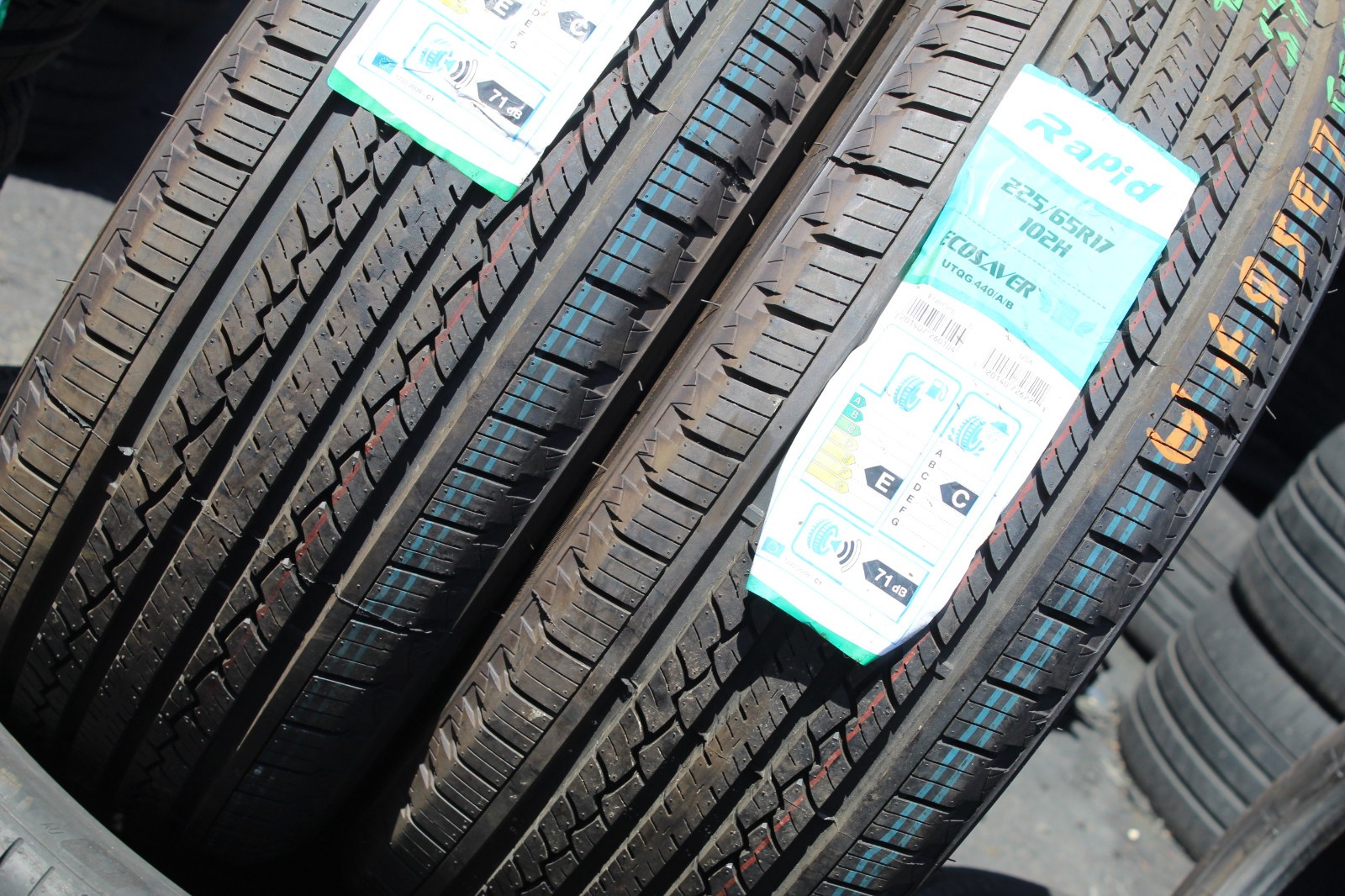 New 225 65 17 Rapid, Eco Saver, M+S, 102H, x2 A Pair (F1_tyres) L3567