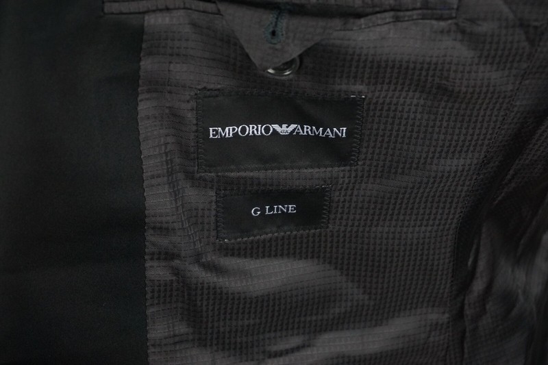 Emporio Armani G Line S130 Red Plaid Black Tuxedo Dinner