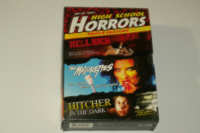High School Horrors: Triple Feature (DVD, 2005 Shriek Show, 3 Disc Set) W/Insert