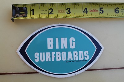 BODY GLOVE Sticker Surfboard Decal 4in blue circle si